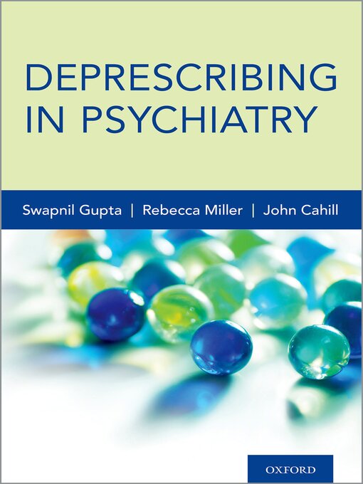 Title details for Deprescribing in Psychiatry by Swapnil Gupta MD - Wait list